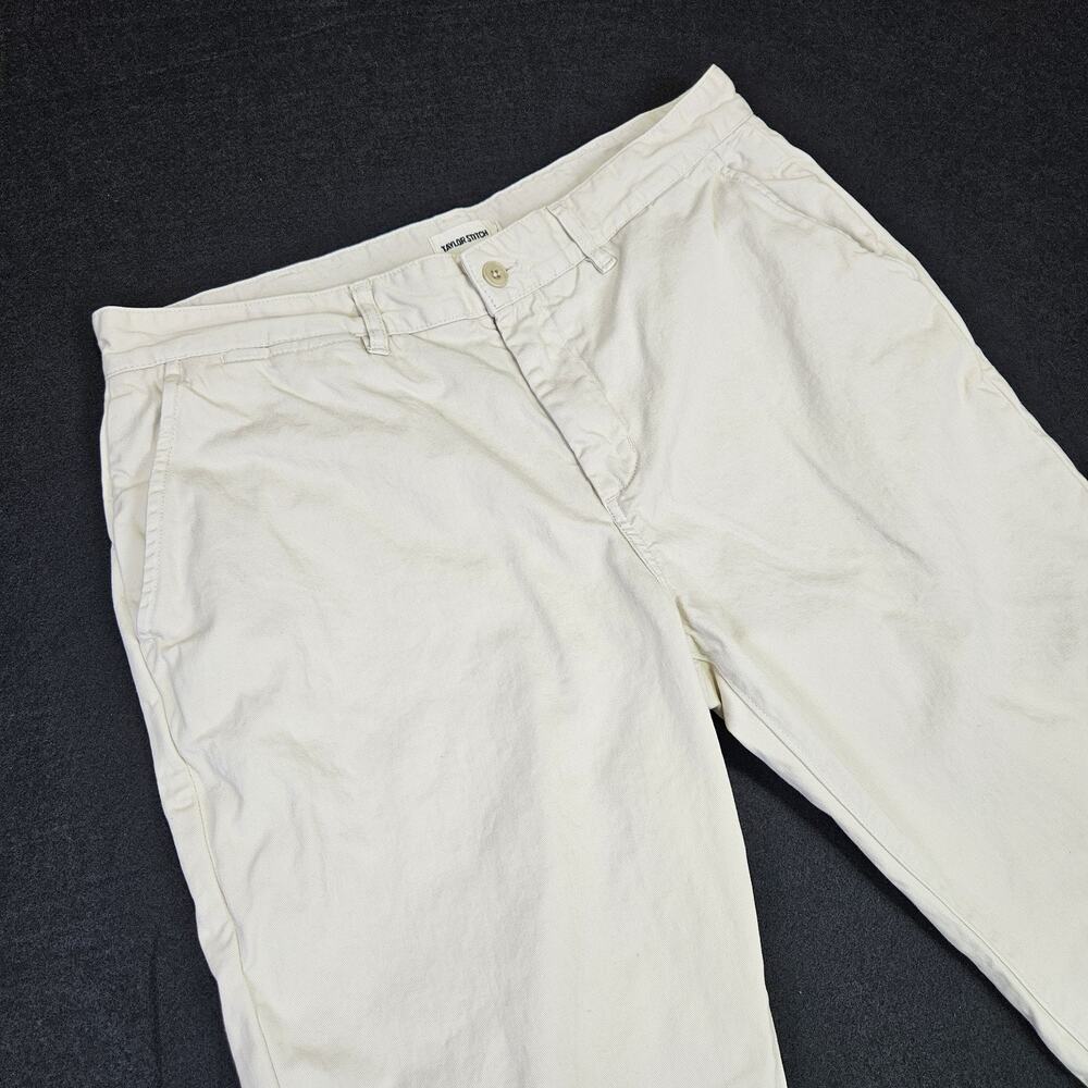 Taylor Stitch Democratic Foundation Pant Mens 36 Chino 100% Organic Cotton Khaki - Picture 3 of 15